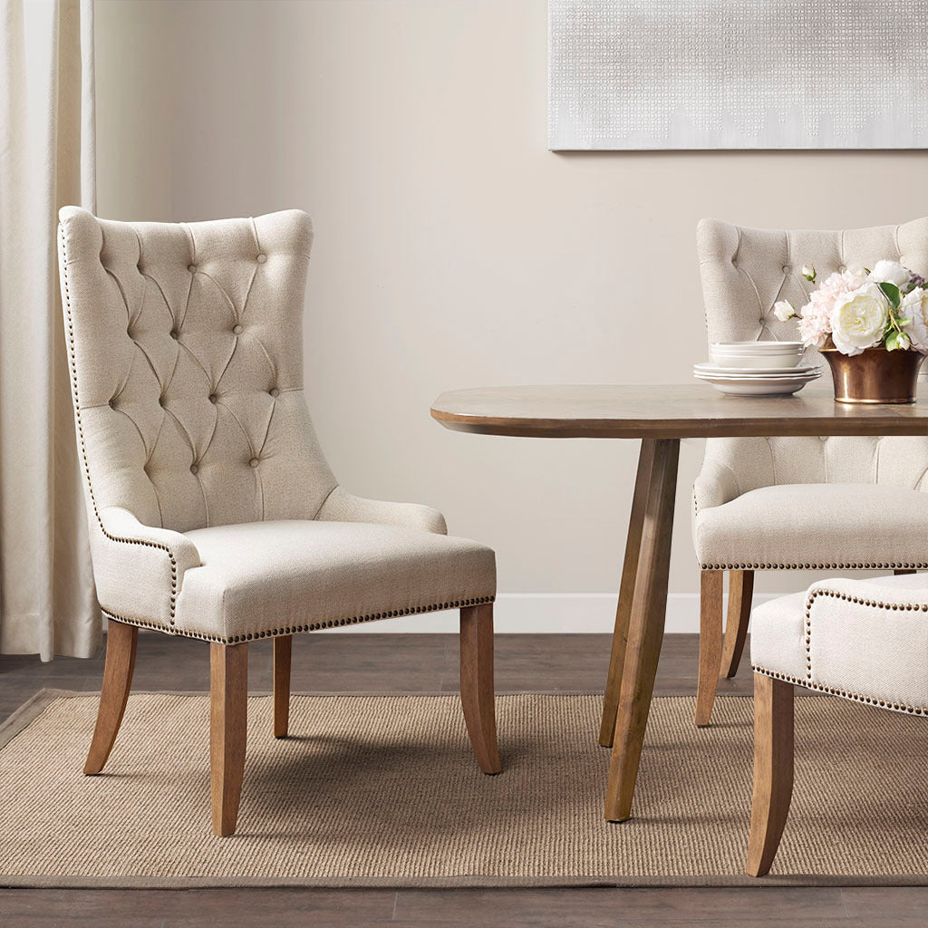 Viva Arlo Button-Tufted Captain Accent Chair