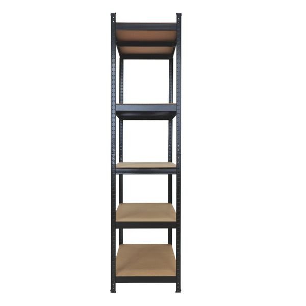 Viva Obsidian Collection: Viva Obsidian Five-Layer Spray-Painted Shelving Unit