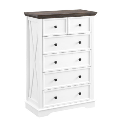 Viva Elite Elegant Fiberboard 6-Drawer Vanity Collection - The Future of Refined Functionality