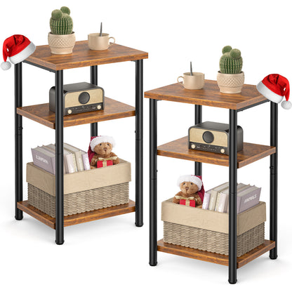 Adjustable 3-Level Coffee Table, Gray or Brown | Viva