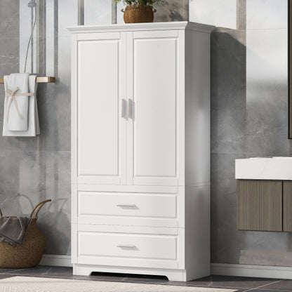Tall Bathroom Storage Cabinet – Elegant & Space-Saving Organizer