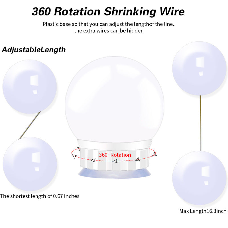 USB Touch Switch LED Mirror Light Bulb - Elevate Your Vanity Experience!