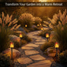 Viva Elite Solar Flame Torch Light - Dancing Fire Garden Pathway Illumination