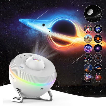 galaxy projector light styled for game rooms