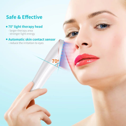 Xpreen Wireless Rechargeable Acne Light Therapy Device – Blue & Red Light Acne Treatment for Clearer, Healthier Skin