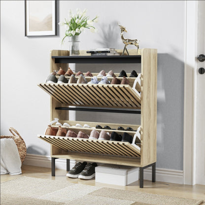 Viva Essentials – 2-Flip Shoe Cabinet for Modern Living