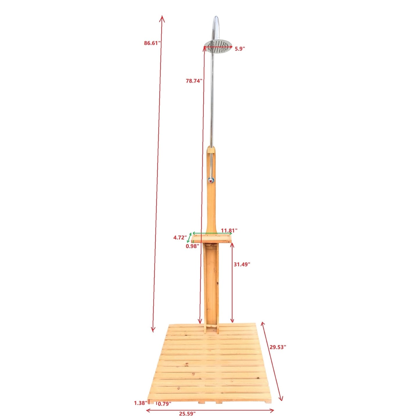 Viva Cascade Outdoor Pool & Garden Shower