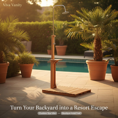 Angle View — Garden Patio Lifestyle Scene