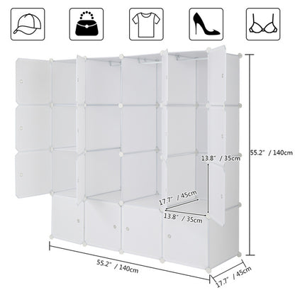 Viva Flex 16-Cube Modular Wardrobe – Storage, Sculpted to Fit Your Life