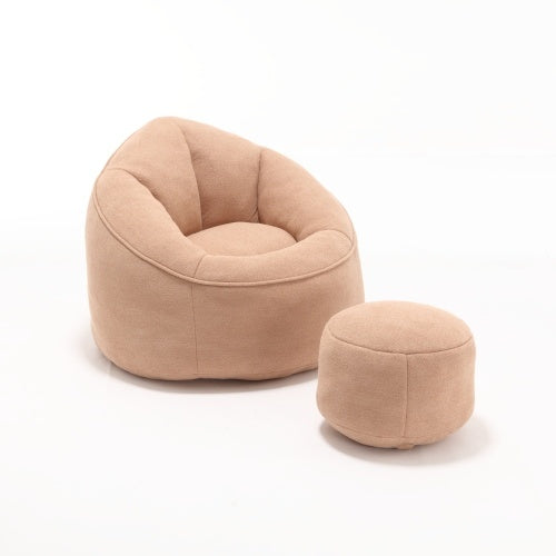 Viva Smart Living Collection: Memory Foam Bean Bag Chair & Ottoman