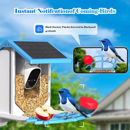 Viva Elite Smart Bird Feeder with AI Camera - Solar-Powered 4MP Wildlife Observatory