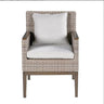 Viva Atelier Marina Light Brown Wicker Patio Armchair