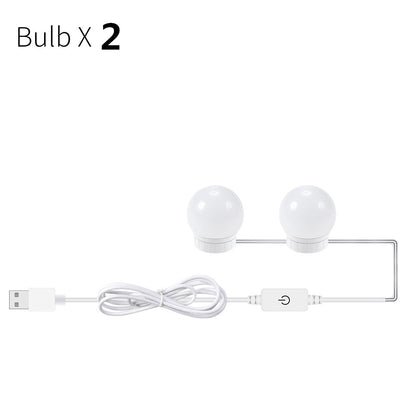 Viva Elite USB Touch Control LED Vanity Mirror Bulbs - Hollywood Glamour