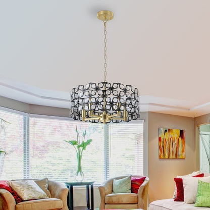 Modern Round Crystal Chandelier – Elevate Your Home with Timeless Luxury