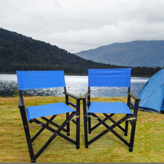 Viva Mariner Collection: Azure Canvas Director’s Chair