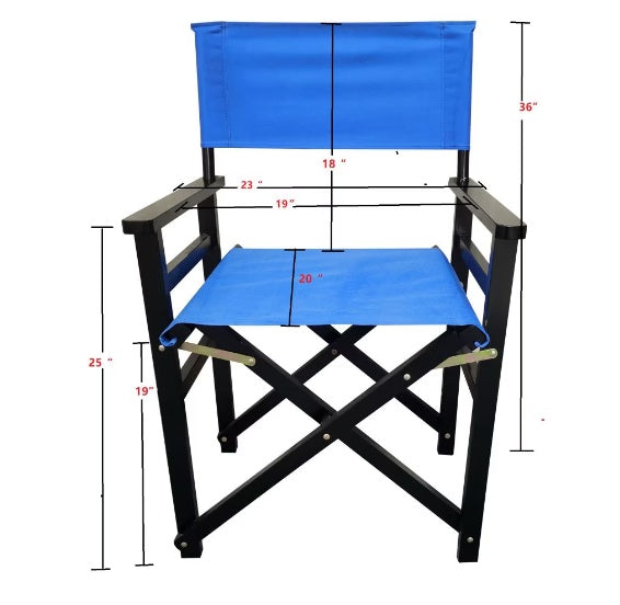 Viva Mariner Collection: Azure Canvas Director’s Chair