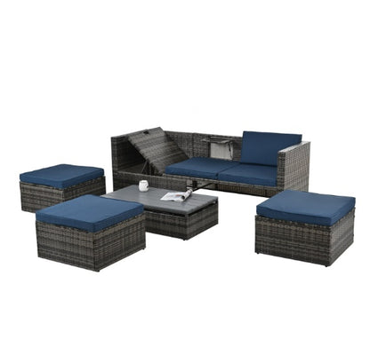 Viva Elite Riviera Sectional Sofa with Chaise Longue - European Elegance