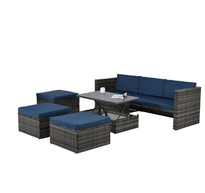 Viva Elite Riviera Sectional Sofa with Chaise Longue - European Elegance