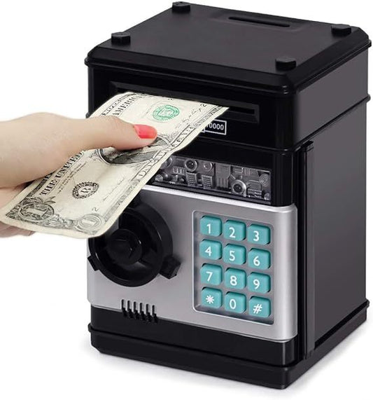 Saving Challenge Automatic Coin Storage Box – Modern Battery-Powered Piggy Bank for Kids