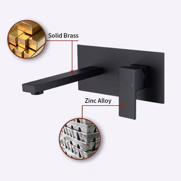 Luxury Wall-Mounted Metal Faucet – Elevate Your Bathroom & Kitchen Design