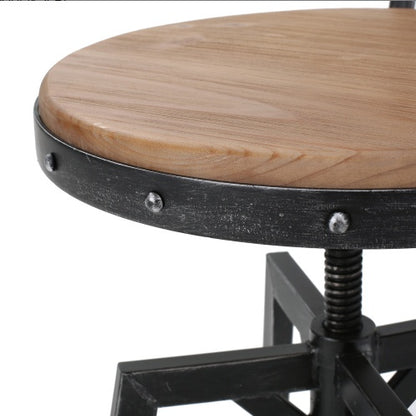 Black Metal Chair with Wood Seat | Viva Forge