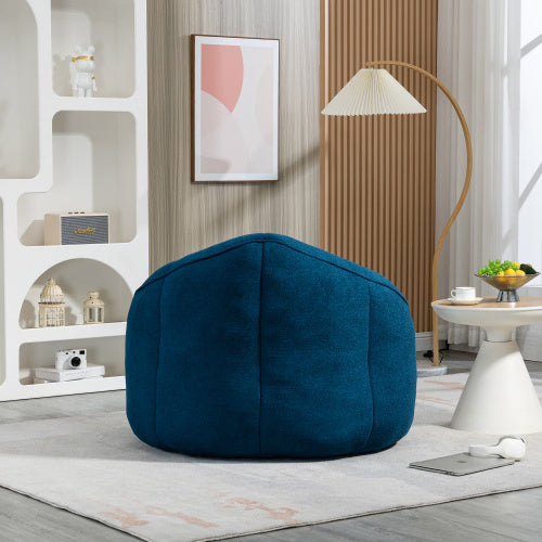 Viva Cocoon High-Pressure Foam Bean Bag Chair with Footrest