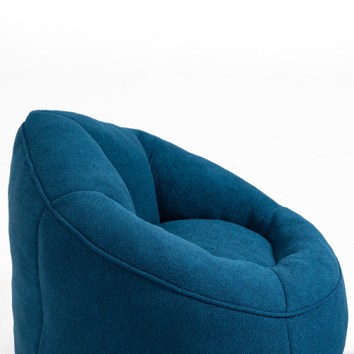 Viva Cocoon High-Pressure Foam Bean Bag Chair with Footrest
