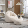 Viva Smart Living Collection: Foam-Filled Bean Bag Chair & Ottoman
