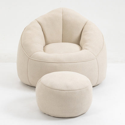 Viva Smart Living Collection: Foam-Filled Bean Bag Chair & Ottoman