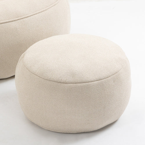 Viva Smart Living Collection: Foam-Filled Bean Bag Chair & Ottoman