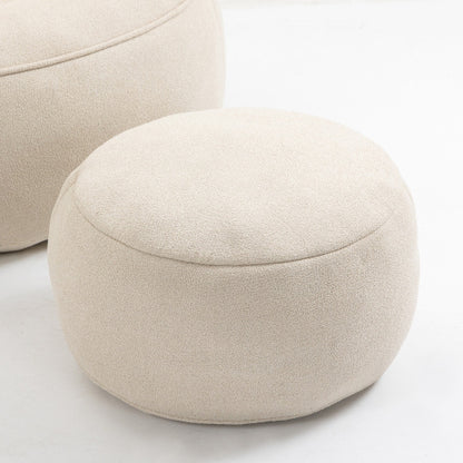Viva Smart Living Collection: Foam-Filled Bean Bag Chair & Ottoman