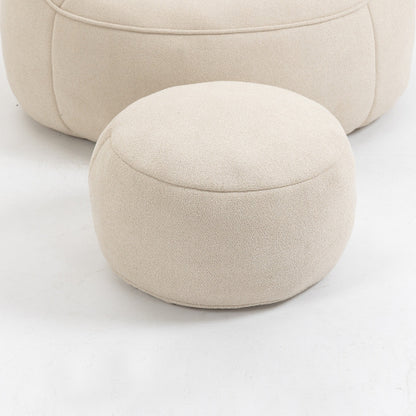 Viva Smart Living Collection: Foam-Filled Bean Bag Chair & Ottoman