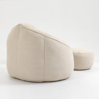Viva Smart Living Collection: Foam-Filled Bean Bag Chair & Ottoman