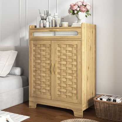 Aria Wood Farmhouse Coffee Bar Cabinet | Viva
