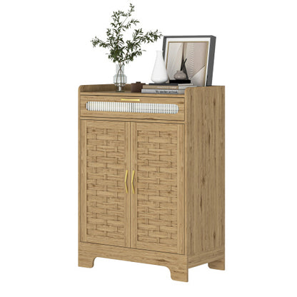 Aria Wood Farmhouse Coffee Bar Cabinet | Viva
