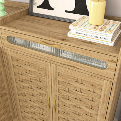 Aria Wood Farmhouse Coffee Bar Cabinet | Viva