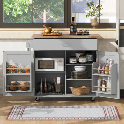 Luxurious Rolling Kitchen Island with Ample Storage | Viva Vanity