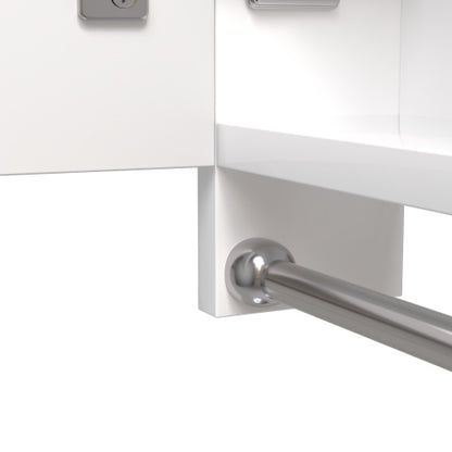 Modern 32"x28" Bathroom Cabinet with Mirror & LED Lights – Stylish Storage & Illumination