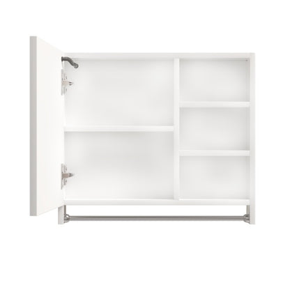 Modern 32"x28" Bathroom Cabinet with Mirror & LED Lights – Stylish Storage & Illumination