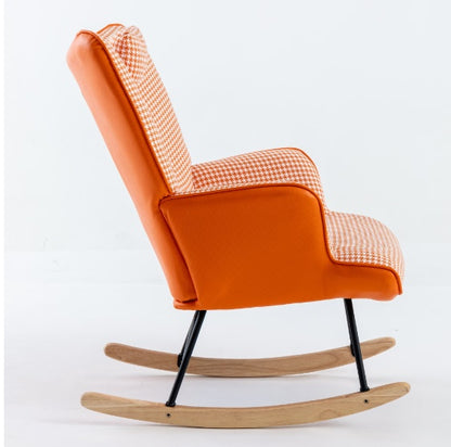 Orange High-Back Rocking Chair | Viva Luna