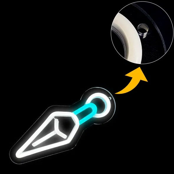 Stylish Neon LED Wall Lamp - Modern USB-Powered Ambient Light for Home & Events