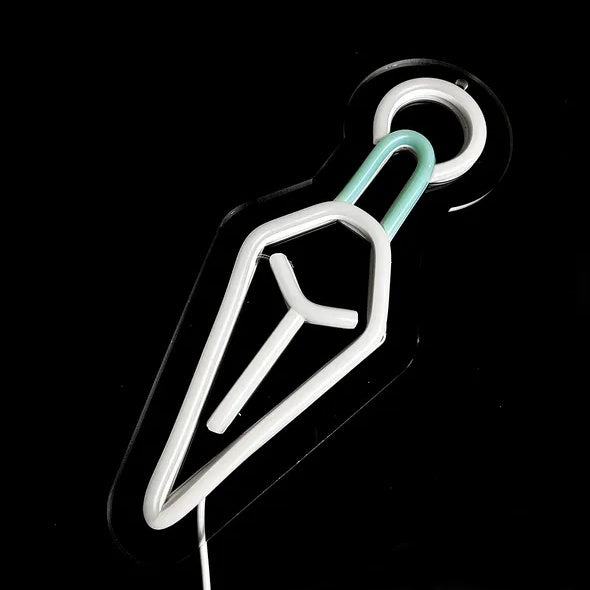 Stylish Neon LED Wall Lamp - Modern USB-Powered Ambient Light for Home & Events