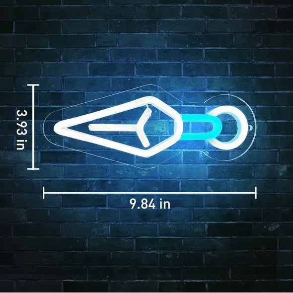 Stylish Neon LED Wall Lamp - Modern USB-Powered Ambient Light for Home & Events