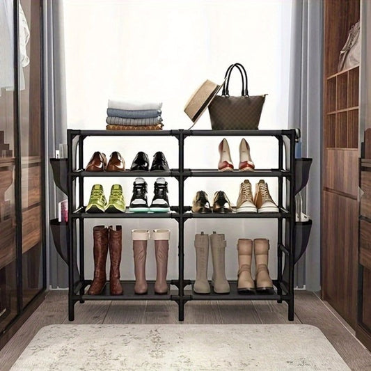 The Viva 5-Tier Freestanding Shoe Rack – Vertical Clarity for Modern City Living