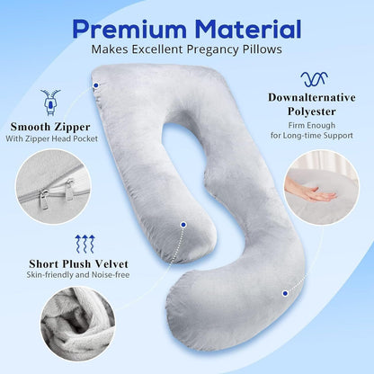 Viva Serene J-Shaped Maternity Pillow