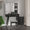 Viva Elite Luxe Dressing Table Set with LED Mirror - The Future of Opulent Organization