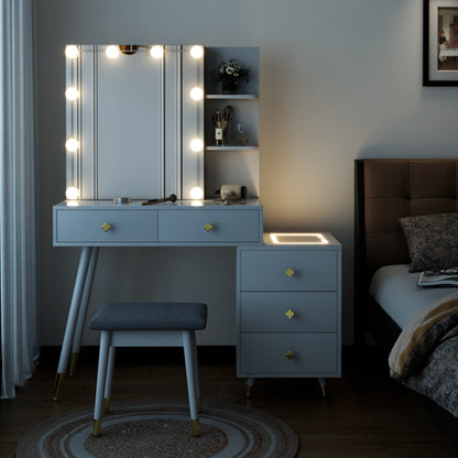 Viva Elite Amélie LED 7-Drawer Vanity Collection - The Future of Illuminated Beauty