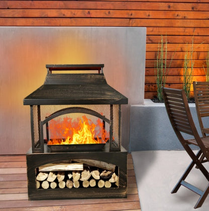 outdoor fireplace for patios