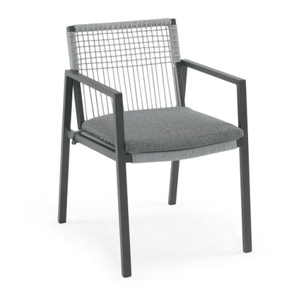 Viva Alfresco Living Collection: Ravello Rope Dining Chairs (Set of 2)