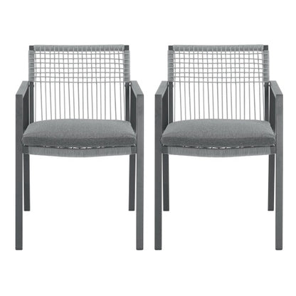 Viva Alfresco Living Collection: Ravello Rope Dining Chairs (Set of 2)